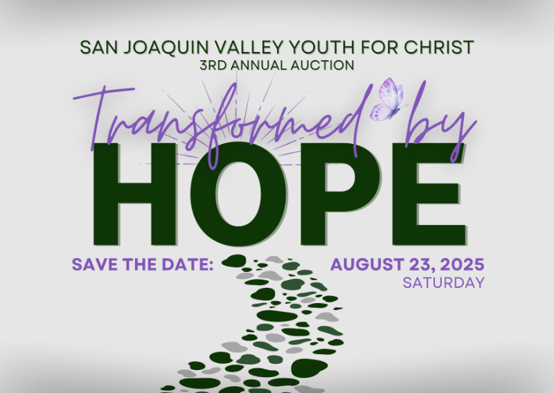 Save the Date for the Transformed by Hope Auction on August 23rd, 2025
